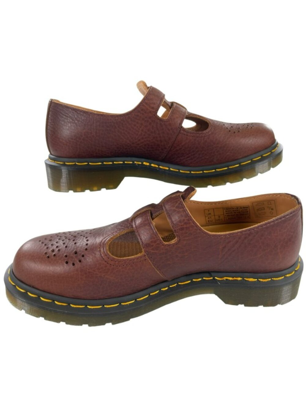 Dr. Martens Mary Jane Cashew Leather Shoes 8065 Women's Size US 9 NEW - Picture 2 of 11